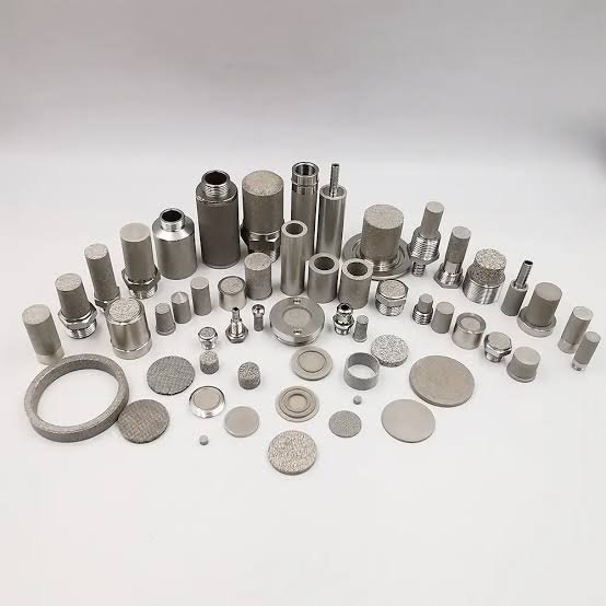 Sintered metal elements: discs, tubes and caps produced to customer drawings